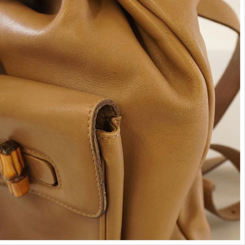 GUCCI BAMBOO RUCKSACK BACKPACK - Picture 9 of 15